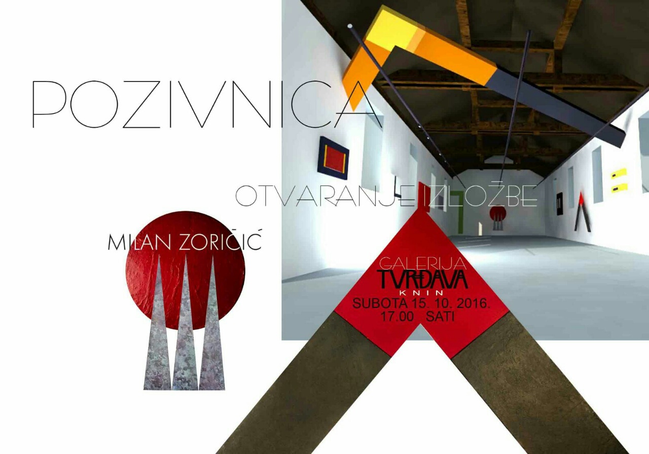 U Galeriji Kninskog muzeja otvorena je izložba radova poznatog kninskog umjetnika Milana Zoričića