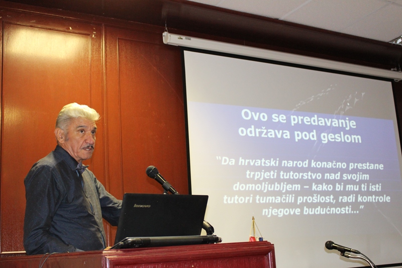 Admiral Domazet-Lošo održao promociju knjige „Hrvatska geopolitička strategija u 21. stoljeću ili Hrvatsko njhalo“