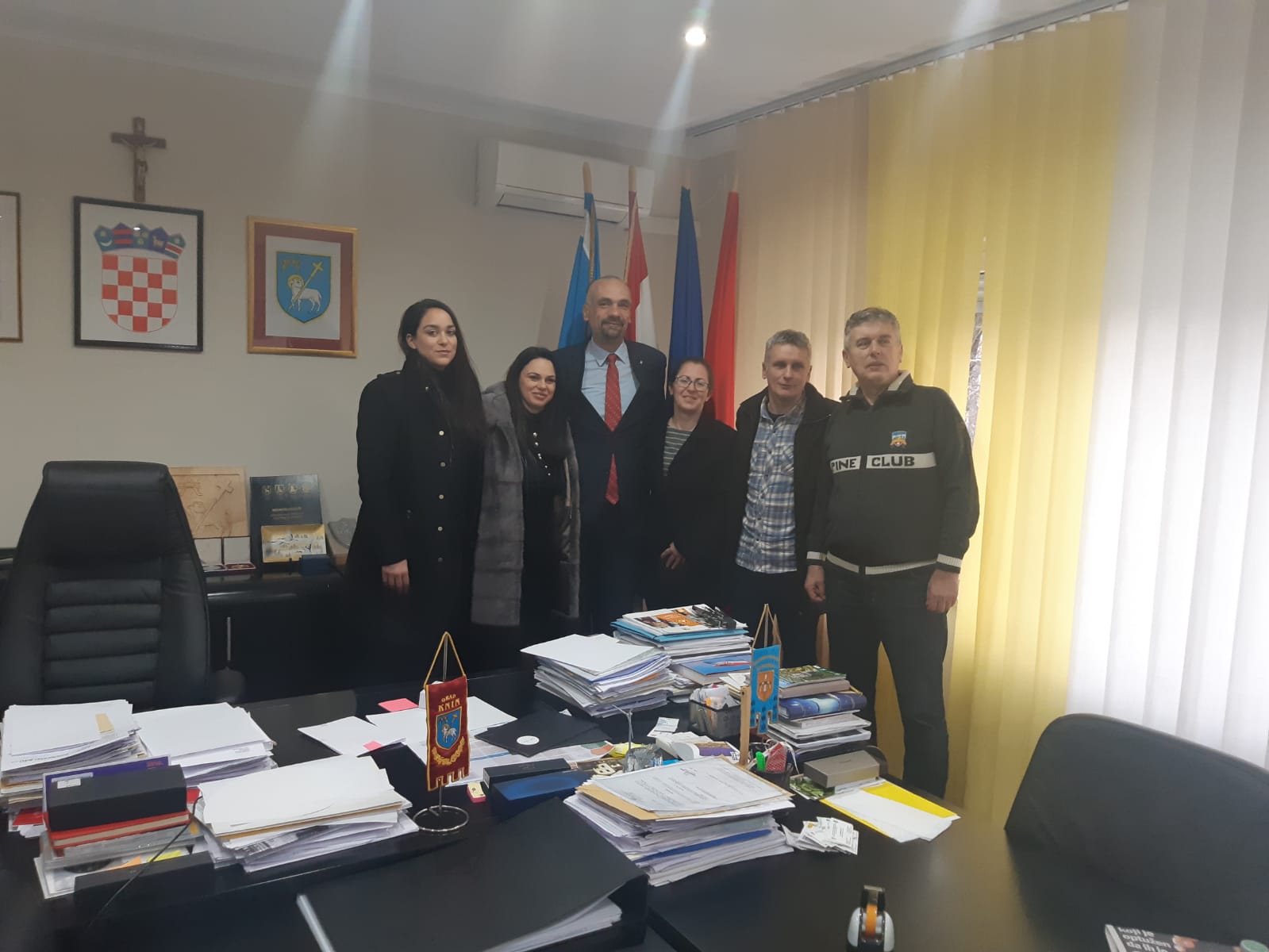 Gradonačelnik dr.sc. Marko Jelić  primio u nastupni posjet predstavnike projekta „Erste Plava liga-brže, više, jače“