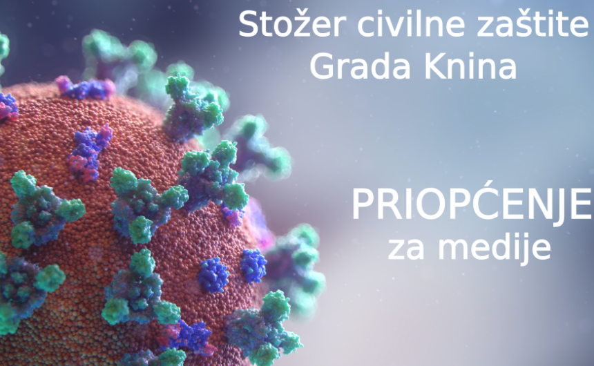 Priopćenje za medije Stožera civilne zaštite Grada Knina