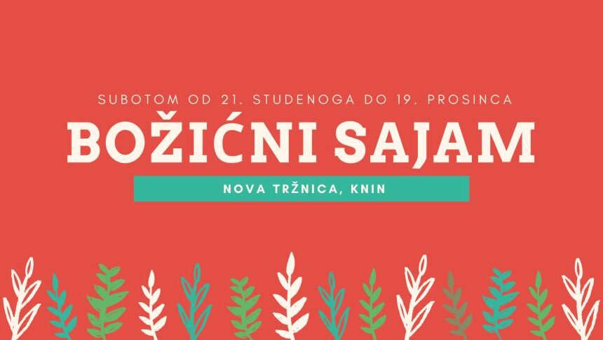 Sutra počinje 1. Božićni sajam u Kninu