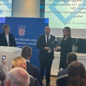 Potpisan ugovor o dodjeli sredstava Gradu Kninu u Zagrebu
