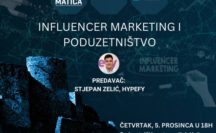 Predavanje “Influencer marketing i poduzetništvo”