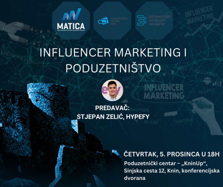 Predavanje “Influencer marketing i poduzetništvo”