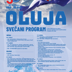 GRAD KNIN – 30. OBLJETNICA VRO ,,OLUJA” SVEČANI PROGRAM