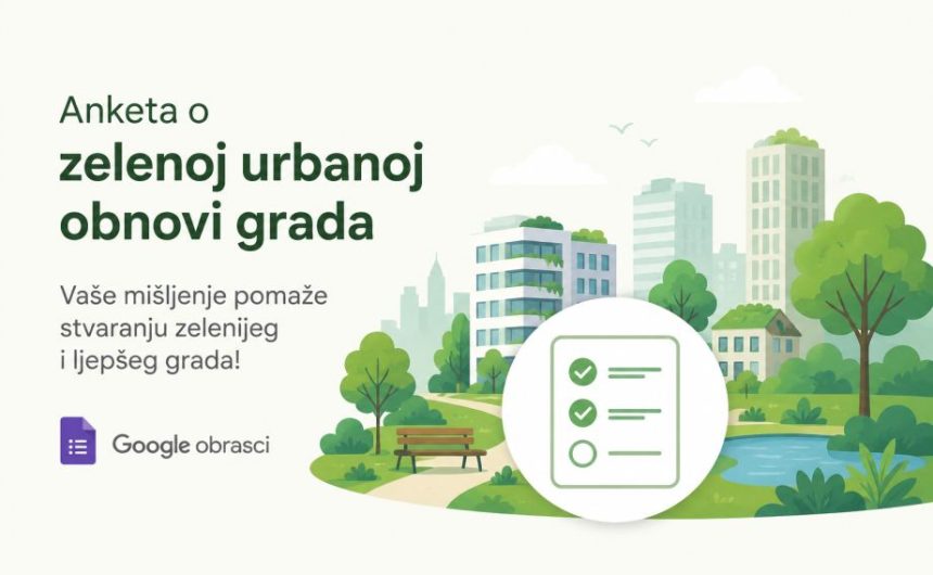 Anketni upitnik o zelenoj urbanoj obnovi grada Knina