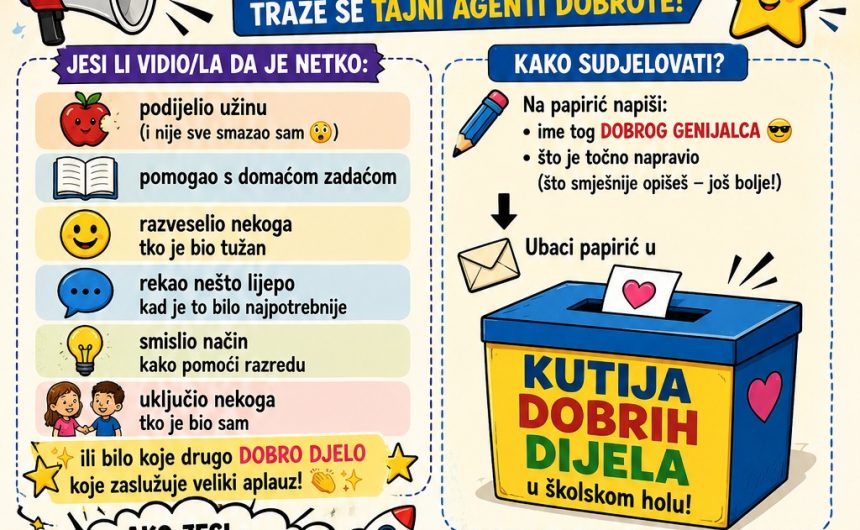 Kutija dobrih djela – mali znak pažnje može nekome uljepšati dan