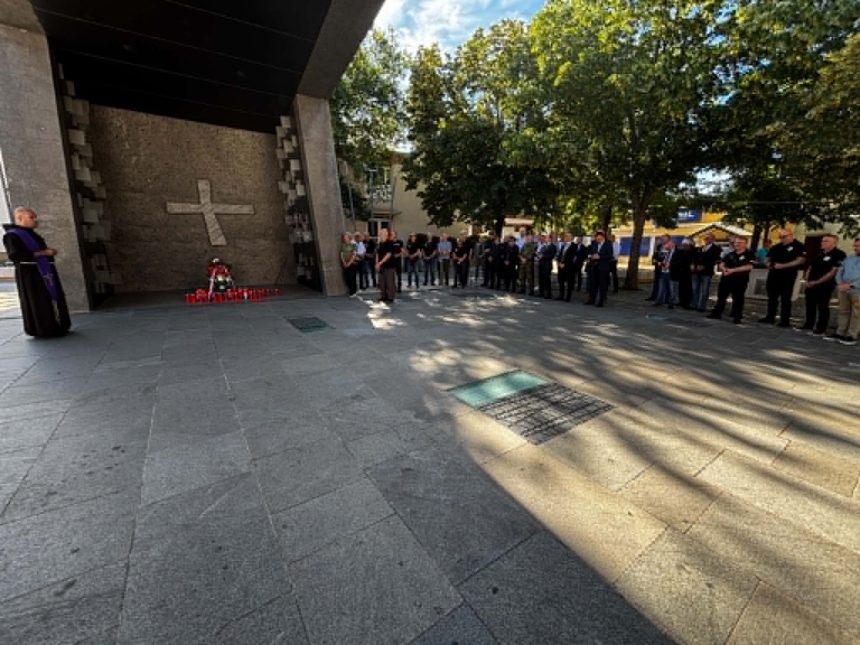 Polaganje vijenca povodom Dana Grada Knina i blagdana sv. Ante Polaganje vijenca povodom Dana Grada Knina i blagdana sv. Ante