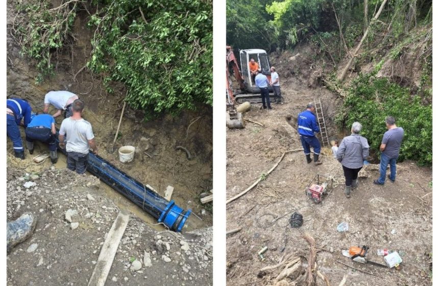 Sanirano puknuće glavne gradske vodovodne cijevi – voda se postupno vraća korisnicima