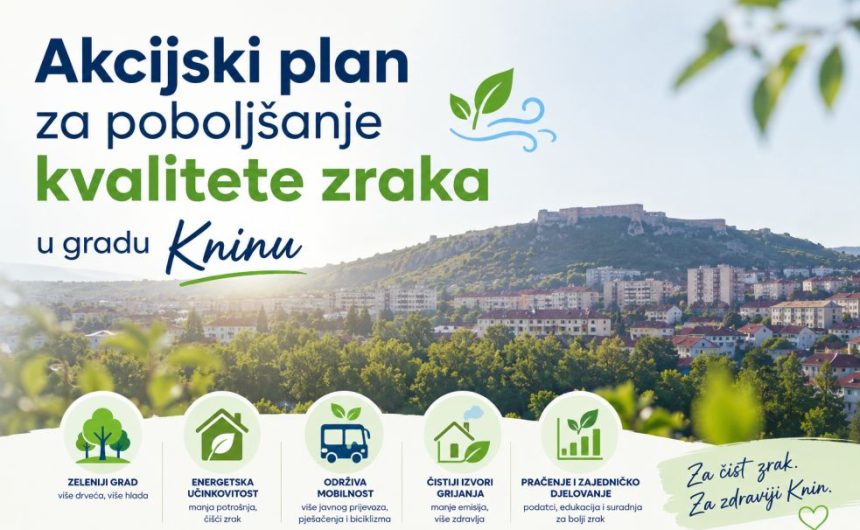 Obavijest o izradi Akcijskog plana za poboljšanje kvalitete zraka u gradu Kninu Obavijest o izradi Akcijskog plana za poboljšanje kvalitete zraka u gradu Kninu